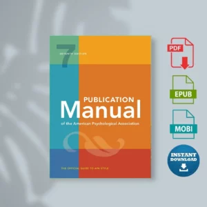APA Publication Manual 7th Edition American Psychological Association