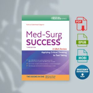 Med-surg success  a Q  A review applying critical thinking to test taking (Colgrove Kathryn Cadenhead)